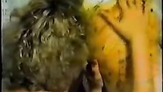 Woman smears her own shit all over her face