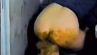 Dirty big ass mature lady shitting on hubby