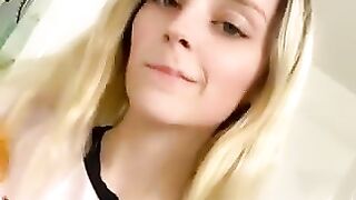 Blonde beauty and sexy shit