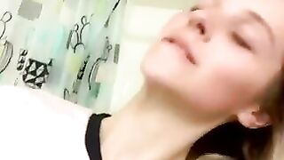 Blonde beauty and sexy shit