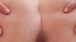 Amateur lady shitting in the bathroom