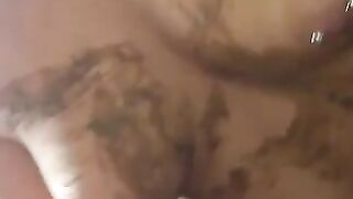 Cheeky milf showing her pooping hot asshole