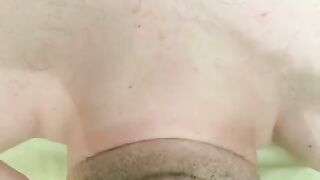 Mature lady drops a massive shit on the toilet