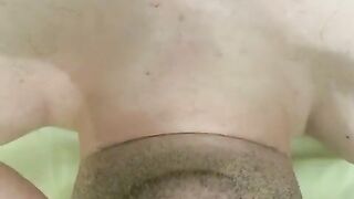 Mature lady drops a massive shit on the toilet
