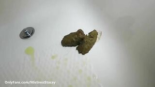 Dirty horny ebony slut ass toying and smearing