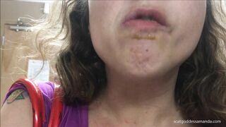 Ass fingering in public toilet