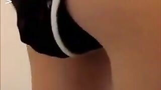 Punk Rock Girl Drops Shit In  Panty