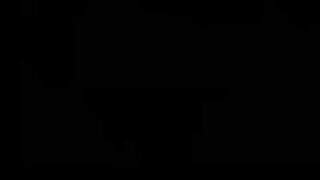 Cute brunette gal teasing and pooping