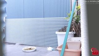 Peek a poop in the alley