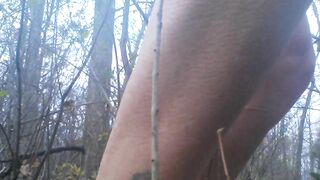 Shit in the middle of the  woods