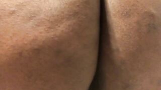 Slightly hard constipation poop closeup