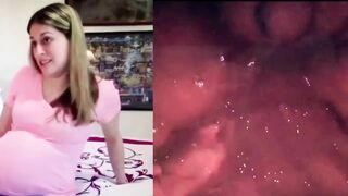 Blonde babe shits on her