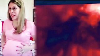 Blonde babe shits on her