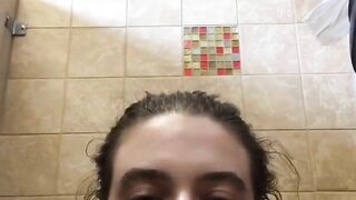 Amateur lovely girlfriend leaking shit