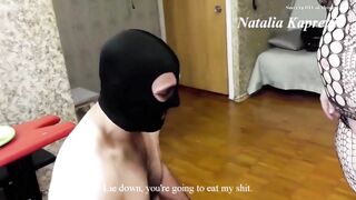 Trying to eat 2 Bbw shit at home