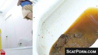 Asian Women Destroy TheToilets With Their Messy Scat