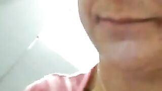 Awesome lady dumping shit