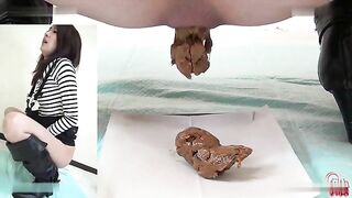 Beautiful Asian release huge amount