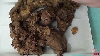 Beautiful Asian release huge amount