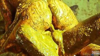 Betty and Franky cowshit hot fuck