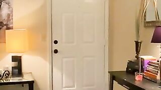 Big booty ebony expels two fat turds