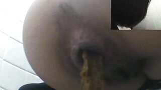 Big wide asshole closeup