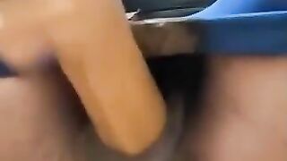 Blue leggings and hot shit