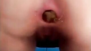 College Student Takes A Big Dump POV