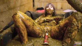 Cowshit and busty babe