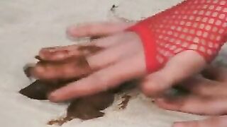 Dirty solo with shit