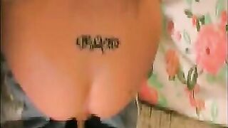 Nice ass slut dropping shit in the bowl