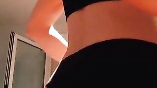 Pretty smooth ass lady and poop closeup