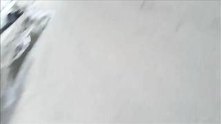 Drunk russian girl pooping in the street