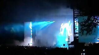 Seductive blonde slut shit teasing