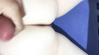 Hot poop rewarded with cum