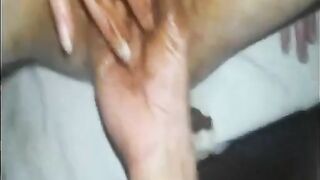 Lovely amateur hairy wife enjoying hardcore POV bang