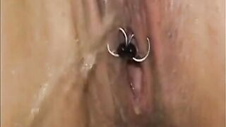 Cute teen chicks masturbates and pee