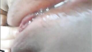 Wet pussy getting fingered