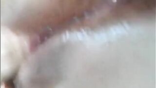 Wet pussy getting fingered