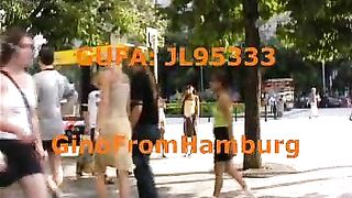 Amateur girls panty piss in the public