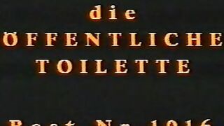 Public toilet and hot scat sex