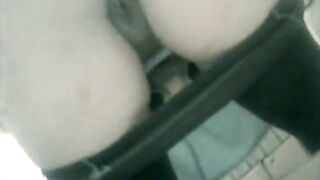 Thick round ass lady and hot shit