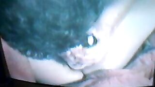 Hairy Latina babe getting toyed