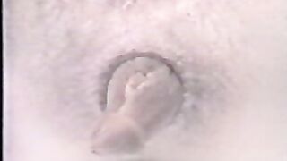 Curvy amateur wife pooping in the bathtub