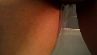 Lovely amateur wife and piss leaking closeup