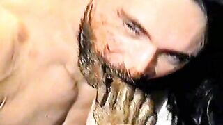 Squatting and scating couple