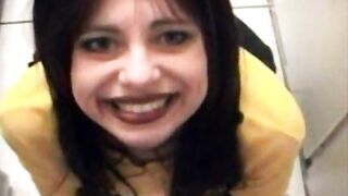 Tasha swigs more piss at home