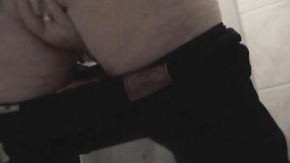 Granny pissing and pooping