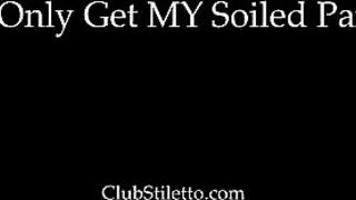 Girlfriend sharing her dirty panties