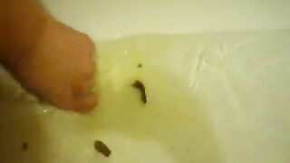 BBW shits and plays with pussy